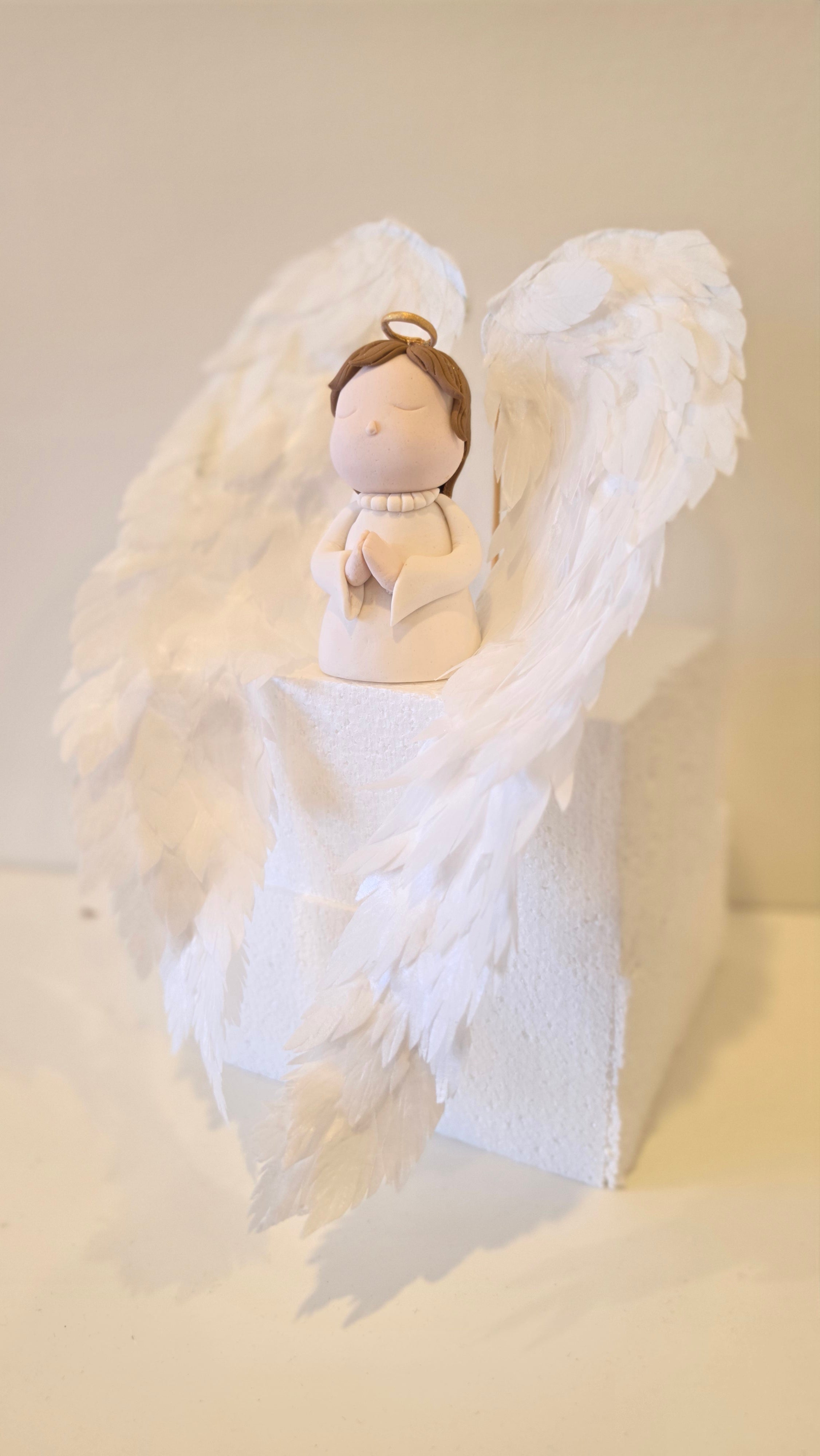 Angel with wafer paper wings