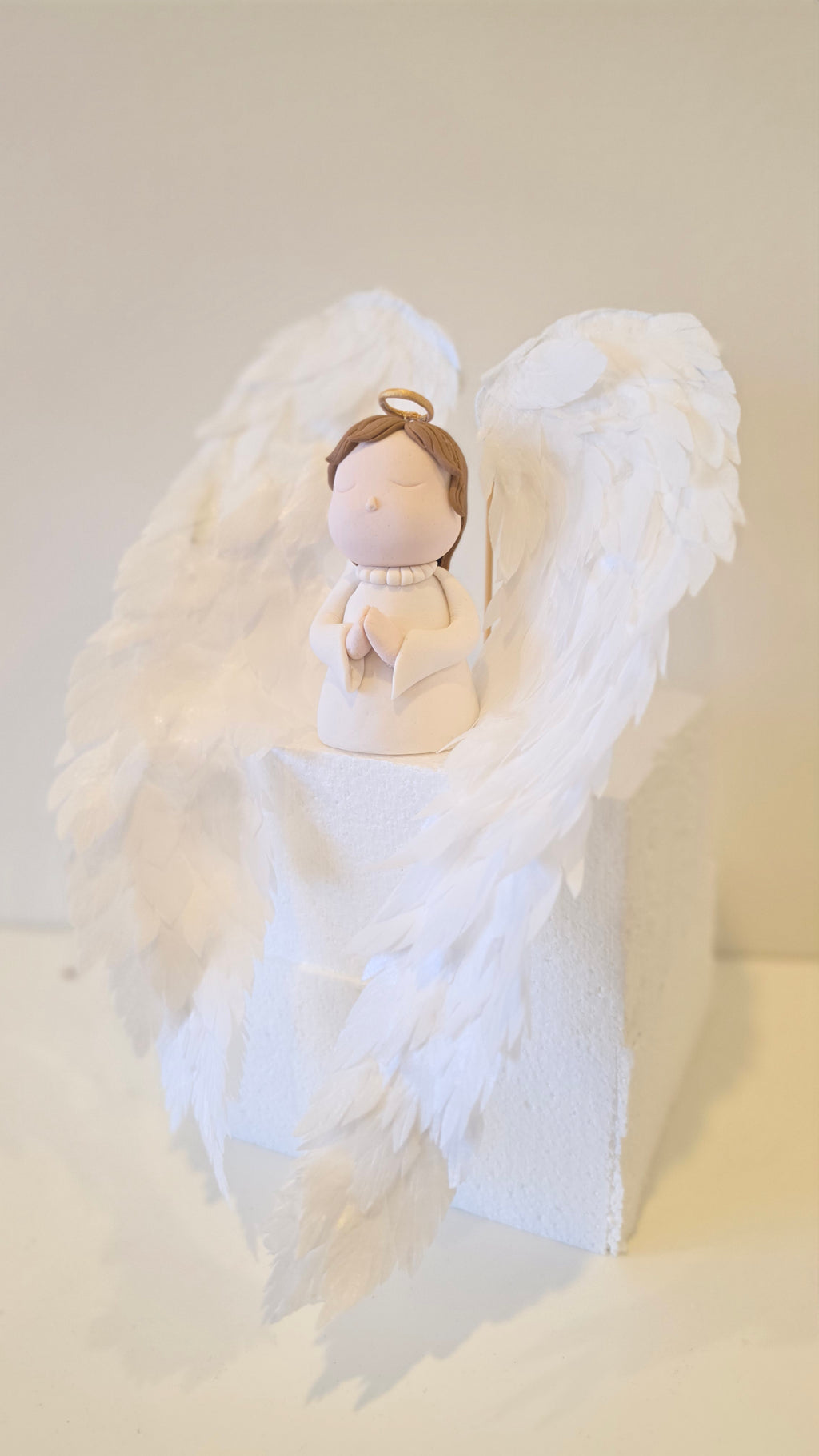 Angel with wafer paper wings