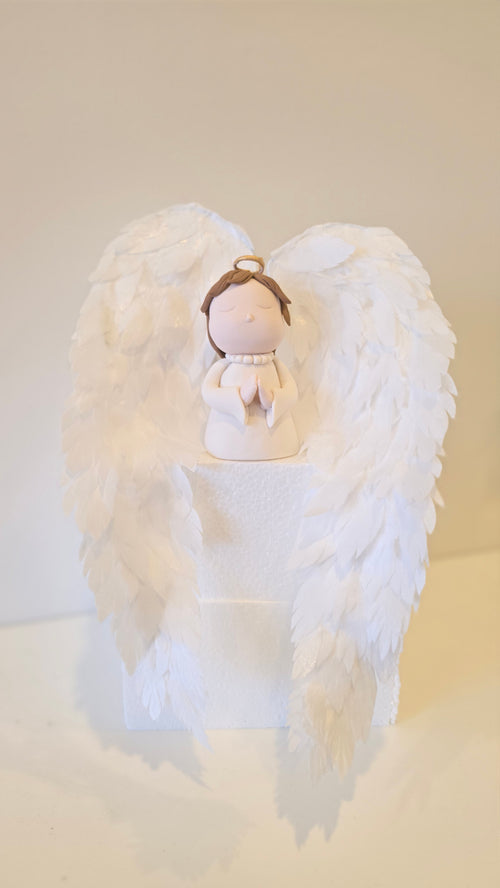 Angel with wafer paper wings
