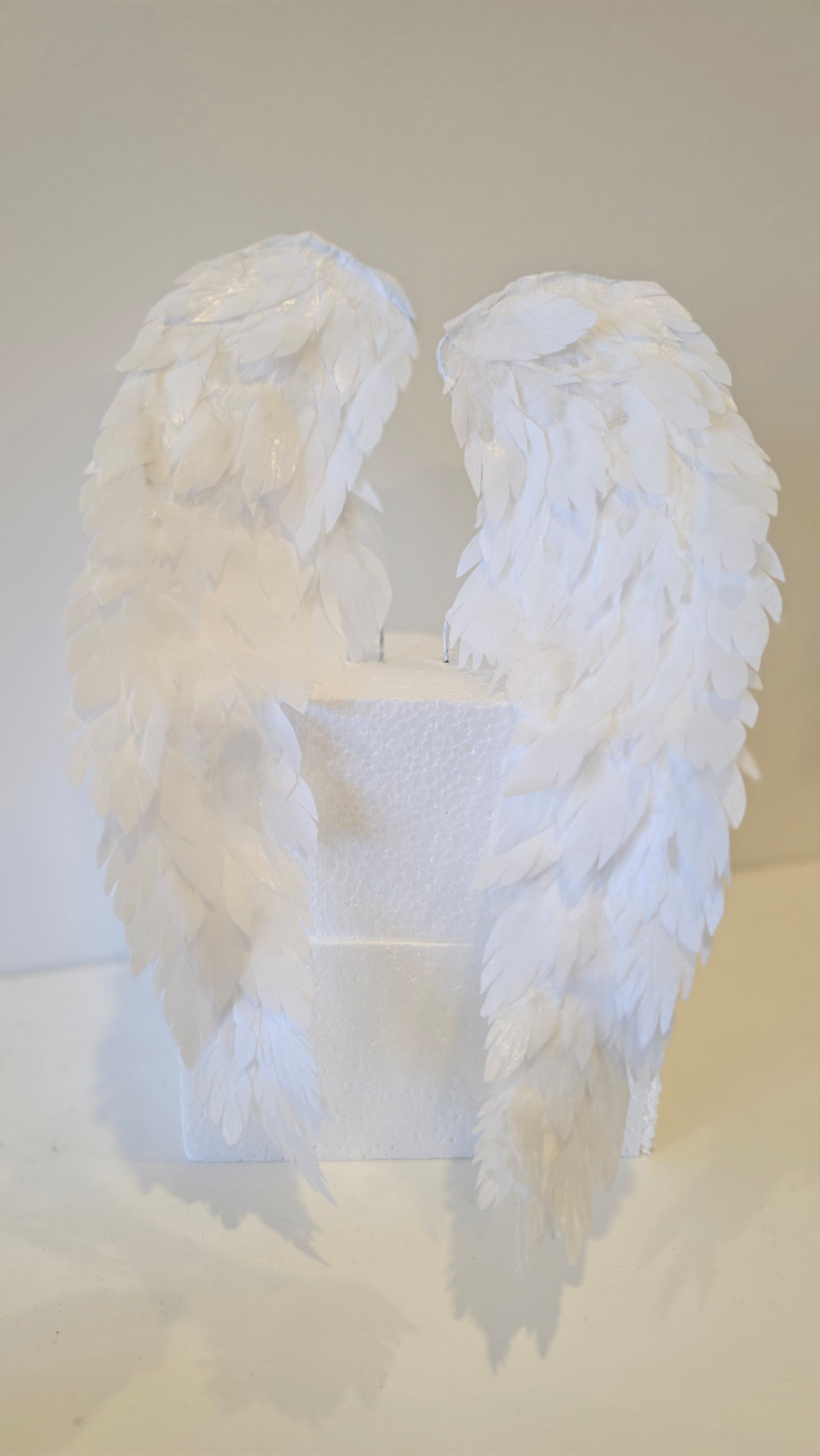Angel with wafer paper wings
